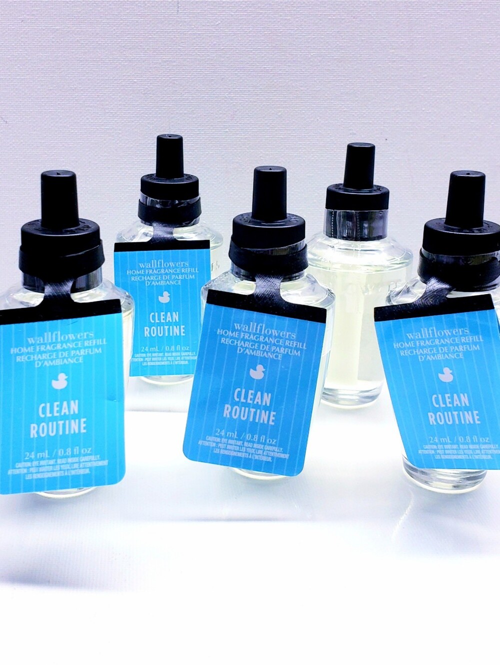 Bath & Body Works CLEAN ROUTINE Wallflowers Home Fragrance Refill (5 Pcs)
